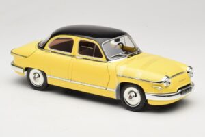 Panhard PL17 イエロー Solido 1:18 8173 メタル - 画像 6/8
