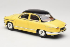 Panhard PL17 イエロー Solido 1:18 8173 メタル - 画像 7/8