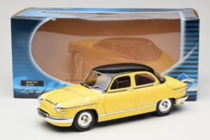 Panhard PL17 イエロー Solido 1:18 8173 メタル - 画像 8/8