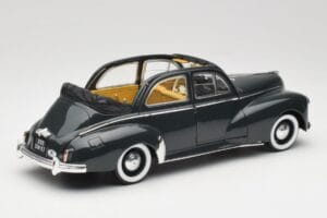 Peugeot 203 カブリオレ ブラック Solido 1:18 8156 メタル - 画像 3/8