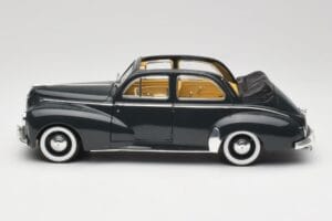 Peugeot 203 カブリオレ ブラック Solido 1:18 8156 メタル - 画像 4/8