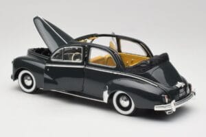 Peugeot 203 カブリオレ ブラック Solido 1:18 8156 メタル - 画像 5/8