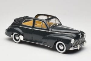 Peugeot 203 カブリオレ ブラック Solido 1:18 8156 メタル - 画像 6/8