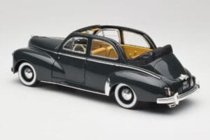 Peugeot 203 カブリオレ ブラック Solido 1:18 8156 メタル - 画像 7/8
