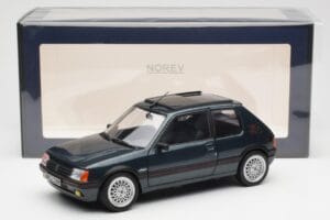 Peugeot 205 GTI 1.9 マジックソレントグリーン Norev 1:18 184859 メタル - 画像 8/8