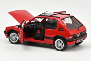 Peugeot 205 GTi 1.9 PTS Deco Vallelunga レッド Norev 1:18 184846 メタル - 画像 2/3