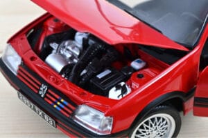 Peugeot 205 GTi 1.9 PTS Deco Vallelunga レッド Norev 1:18 184846 メタル - 画像 3/3