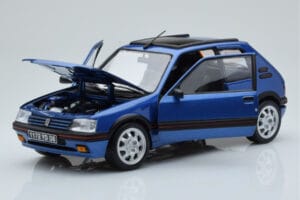 Peugeot 205 GTi 1.9 サンルーフ付き Miami ブルー Norev 1:18 184844 メタル - 画像 2/8