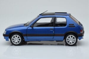 Peugeot 205 GTi 1.9 サンルーフ付き Miami ブルー Norev 1:18 184844 メタル - 画像 4/8