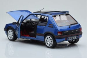 Peugeot 205 GTi 1.9 サンルーフ付き Miami ブルー Norev 1:18 184844 メタル - 画像 5/8