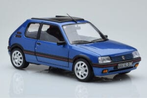 Peugeot 205 GTi 1.9 サンルーフ付き Miami ブルー Norev 1:18 184844 メタル - 画像 6/8