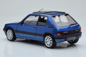 Peugeot 205 GTi 1.9 サンルーフ付き Miami ブルー Norev 1:18 184844 メタル - 画像 7/8