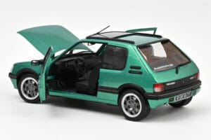 Peugeot 205 GTi Griffe サンルーフ付き グリーン Norev 1:18 184847 メタル - 画像 2/3