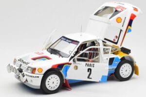 Peugeot 205 T16 #2 A. Vatanen / T. Harryman Rally Monte Carlo 1985 Norev 1:18 184864 メタル - 画像 2/8
