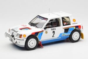 Peugeot 205 T16 #2 A. Vatanen / T. Harryman Rally Monte Carlo 1985 Norev 1:18 184864 メタル