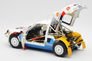 Peugeot 205 T16 #2 A. Vatanen / T. Harryman Rally Monte Carlo 1985 Norev 1:18 184864 メタル - 画像 5/8