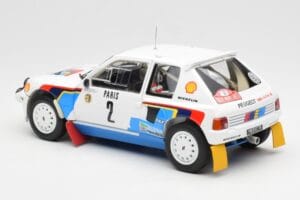 Peugeot 205 T16 #2 A. Vatanen / T. Harryman Rally Monte Carlo 1985 Norev 1:18 184864 メタル - 画像 7/8
