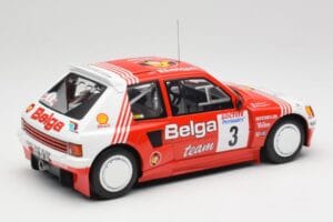 Peugeot 205 T16 #3 B. Darniche / A. Mahe Rally Ypres 1985 IXO 1:18 18RMC135 メタル - 画像 2/6