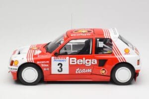 Peugeot 205 T16 #3 B. Darniche / A. Mahe Rally Ypres 1985 IXO 1:18 18RMC135 メタル - 画像 3/6