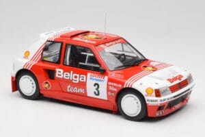 Peugeot 205 T16 #3 B. Darniche / A. Mahe Rally Ypres 1985 IXO 1:18 18RMC135 メタル - 画像 4/6