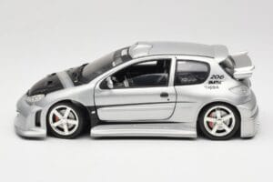 Peugeot 206 MTK シルバー Solido 1:18 1817 メタル - 画像 4/8