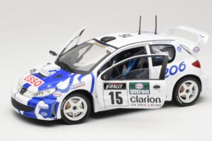 Peugeot 206 WRC #15 G. Panizzi / H. Panizzi WRC 1999 Solido 1:18 9016 メタル - 画像 2/8