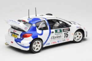 Peugeot 206 WRC #15 G. Panizzi / H. Panizzi WRC 1999 Solido 1:18 9016 メタル - 画像 3/8