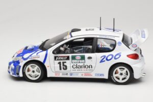 Peugeot 206 WRC #15 G. Panizzi / H. Panizzi WRC 1999 Solido 1:18 9016 メタル - 画像 4/8