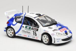 Peugeot 206 WRC #15 G. Panizzi / H. Panizzi WRC 1999 Solido 1:18 9016 メタル - 画像 6/8