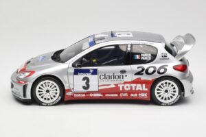 Peugeot 206 WRC #3 G. Panizzi / H. Panizzi Rally Tour de Corse 2002 Otto 1:18 OT1085 レジン - 画像 3/6