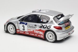 Peugeot 206 WRC #3 G. Panizzi / H. Panizzi Rally Tour de Corse 2002 Otto 1:18 OT1085 レジン - 画像 5/6