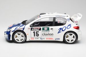 Peugeot 206 WRC G. Panizzi / H. Panizzi Tour de Corse 1999 Otto 1:12 G081 レジン - 画像 3/6