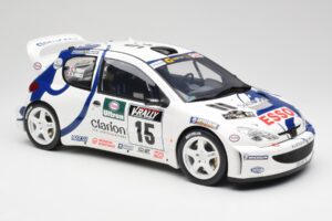Peugeot 206 WRC G. Panizzi / H. Panizzi Tour de Corse 1999 Otto 1:12 G081 レジン - 画像 4/6