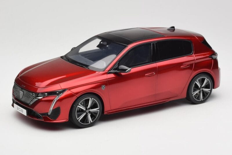 Peugeot 308 GT P5 Elixir Red Otto 1:18 OT1140 レジン