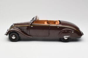 Peugeot 402 Eclipse チョコレート Norev 1:18 184873 メタル - 画像 7/12