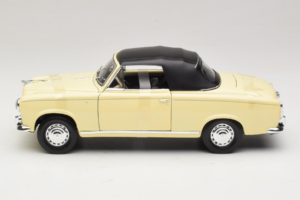 Peugeot 403 カブリオレ ベージュ Welly 1:18 12551HW メタル - 画像 3/6