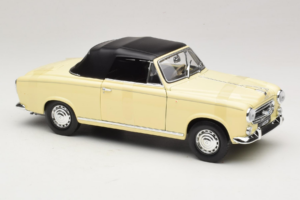 Peugeot 403 カブリオレ ベージュ Welly 1:18 12551HW メタル - 画像 4/6