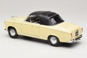 Peugeot 403 カブリオレ ベージュ Welly 1:18 12551HW メタル - 画像 5/6