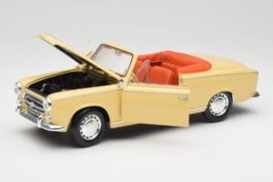 Peugeot 403 カブリオレ サンドイエロー Solido 1:18 8165 メタル - 画像 2/8