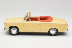 Peugeot 403 カブリオレ サンドイエロー Solido 1:18 8165 メタル - 画像 4/8