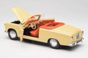 Peugeot 403 カブリオレ サンドイエロー Solido 1:18 8165 メタル - 画像 5/8