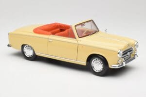 Peugeot 403 カブリオレ サンドイエロー Solido 1:18 8165 メタル - 画像 6/8