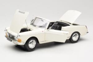 Peugeot 404 カブリオレ ホワイト Norev 1:18 184746 メタル - 画像 2/8