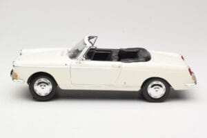 Peugeot 404 カブリオレ ホワイト Norev 1:18 184746 メタル - 画像 4/8