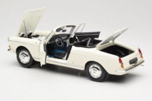 Peugeot 404 カブリオレ ホワイト Norev 1:18 184746 メタル - 画像 5/8