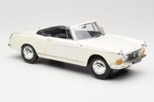 Peugeot 404 カブリオレ ホワイト Norev 1:18 184746 メタル - 画像 6/8