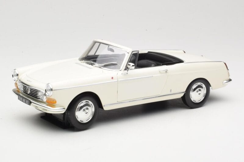 Peugeot 404 カブリオレ ホワイト Norev 1:18 184746 メタル
