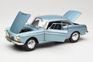 Peugeot 404 Coupe ブルー Norev 1:18 184745 メタル - 画像 2/8