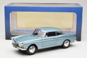 Peugeot 404 Coupe ブルー Norev 1:18 184745 メタル - 画像 8/8