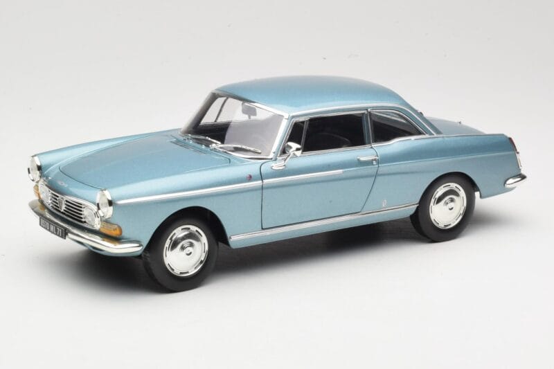 Peugeot 404 Coupe ブルー Norev 1:18 184745 メタル